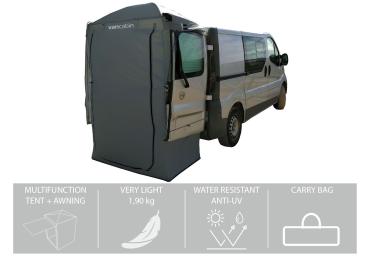 VANCABIN M2 Heckzelt PRIMASTAR, TRAFIC, VIVARO, TALENTO und NV300 Doppeltür